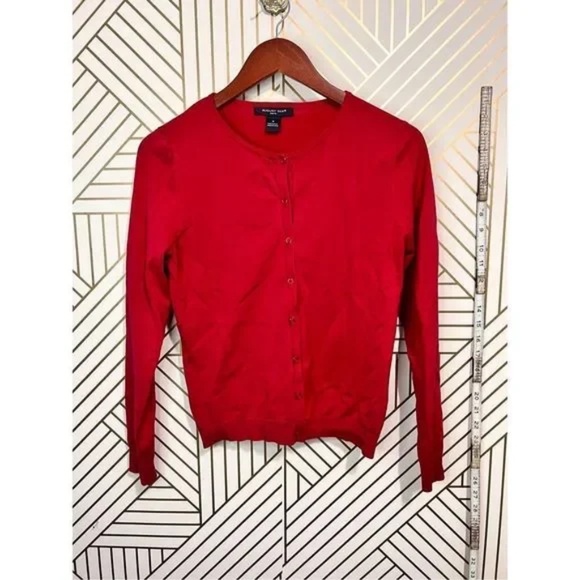 Stylish Women's Clothing Bundle – Talbots Floral Blazer, August Silk Red Knit - Picture 5 of 14